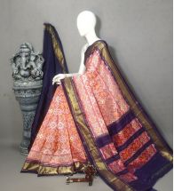 PALUIDSS5A06NCDC13- Ikat silk saree