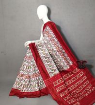 PGMRIDSS5A07ECCD04- Ikat silk saree