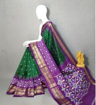 PRKSKBIP5Y06NDDC02- Kanchi border Ikat silk saree