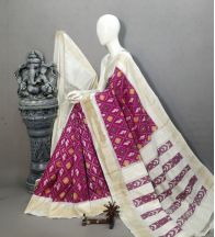 PALUIDSS5A07BSCC34- Ikat silk saree