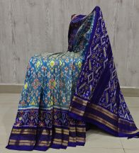 PSHLIDSS5Y12NCDD04- Ikat silk saree