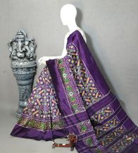 PALUIDSS5A07BSCC46- Ikat silk saree
