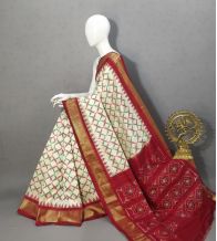PRKSIDSS5Y05NDDC04- Ikat silk saree