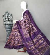 PALUIDSS5A07BSCC08- Ikat silk saree