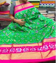 PSRHIDSS5A09NSCD14- Ikat silk saree