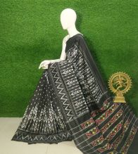 PUSNIDSS5Y09NDCC13- Ikat silk saree