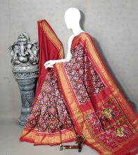 PALUIDSS5A07BSCC45- Ikat silk saree