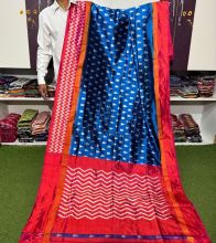 PGMRILWS5A07XZCD41- light weight Ikat silk saree