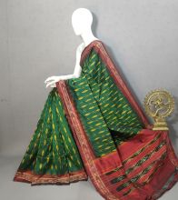 PRKSILWS5Y04SECD02- light weight Ikat silk saree