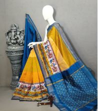 PALUIDSS5Y10BBCD02- Ikat silk saree