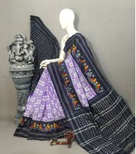 PALUIDSS5A07BSCC37- Ikat silk saree