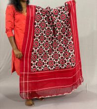 PSSIICDP5Y04IBDC12- Double Ikat cotton dupatta