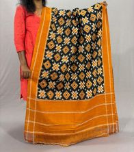 PSSIICDP5Y04IBDC16- Double Ikat cotton dupatta
