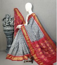PALUIDSS5Y20NSCD04- Ikat silk saree