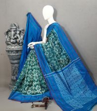 PALUIDSS5A07BSCC35- Ikat silk saree
