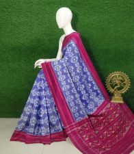 PUSNIDSS5Y09NDCC11- Ikat silk saree