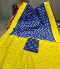 PGMRICTS5Y31INDC52- Ikat cotton saree