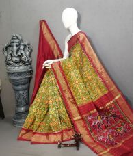 PALUIDSS5A06NCDC03- Ikat silk saree