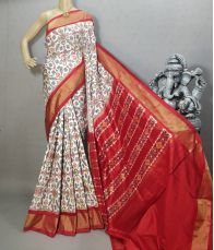 PRIHIDSS5A09BTCD11- Ikat silk saree