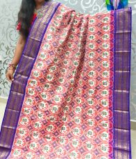 PSPHKBRS5Y12FDDC12- Kanchi border Ikat silk saree