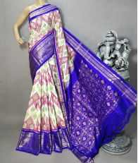 PURRKBIP5Y09DECD14- Kanchi border Ikat silk saree