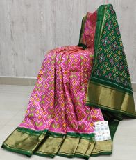 PSHLIDSS5Y04NCDD15- Ikat silk saree