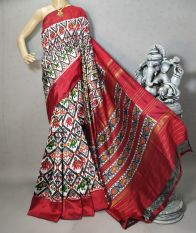 PRIHIDSS5A07EDDC07- Ikat silk saree