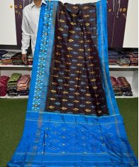 PGMRILWS5A07XZCD43- light weight Ikat silk saree