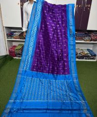 PGMRILWS5A07XZCD18- light weight Ikat silk saree
