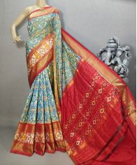 PRIHIDSS5Y09NDDC14- Ikat silk saree