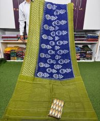 PSRGICTS5Y11INDC15- Ikat cotton saree
