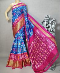 PRIHIDSS5A06NCDD37- Ikat silk saree