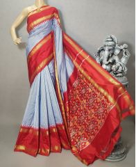 PRIHIDSS5Y02TTCD14- Ikat silk saree
