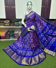 PSRGIDSS5Y09BBCD58- Ikat silk saree