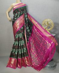 PURRKBIP5Y09DECD09- Kanchi border Ikat silk saree