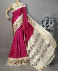 PRIHIDSS5Y06NSCC03- Ikat silk saree