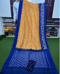 PSRGICTS5Y11INDC28- Ikat cotton saree