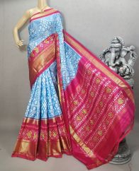 PRIHIDSS5A06NCDD14- Ikat silk saree