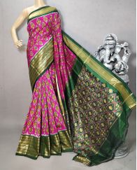 PURRKBIP5Y09DECD03- Kanchi border Ikat silk saree