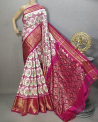 PURRKBIP5Y09DECD12- Kanchi border Ikat silk saree