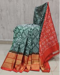 PSHLIDSS5Y12NCDD24- Ikat silk saree