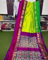 PSRGIDSS5A05TZDD17- Ikat silk saree