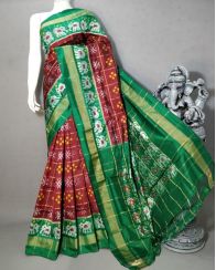 PSTHIDSS5Y12TBCD16- Ikat silk saree