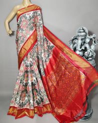 PRIHIDSS5A09BTCD12- Ikat silk saree