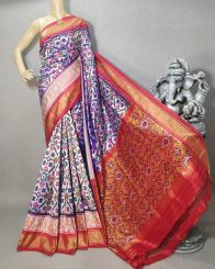 PRIHIDSS5A09BTCD27- Ikat silk saree