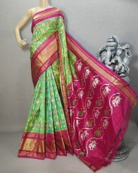 PURRKBIP5Y09DECD35- Kanchi border Ikat silk saree