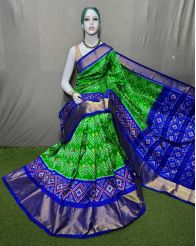 PSRGIDSS5A09BBCC15- Ikat silk saree