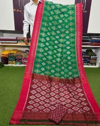 PSRGICTS5Y11INDC71- Ikat cotton saree