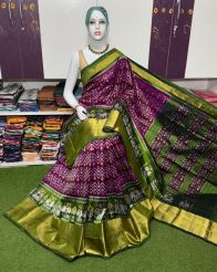 PSRGIDSS5Y09BBCD02- Ikat silk saree