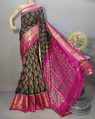 PURRKBIP5Y09DECD11- Kanchi border Ikat silk saree